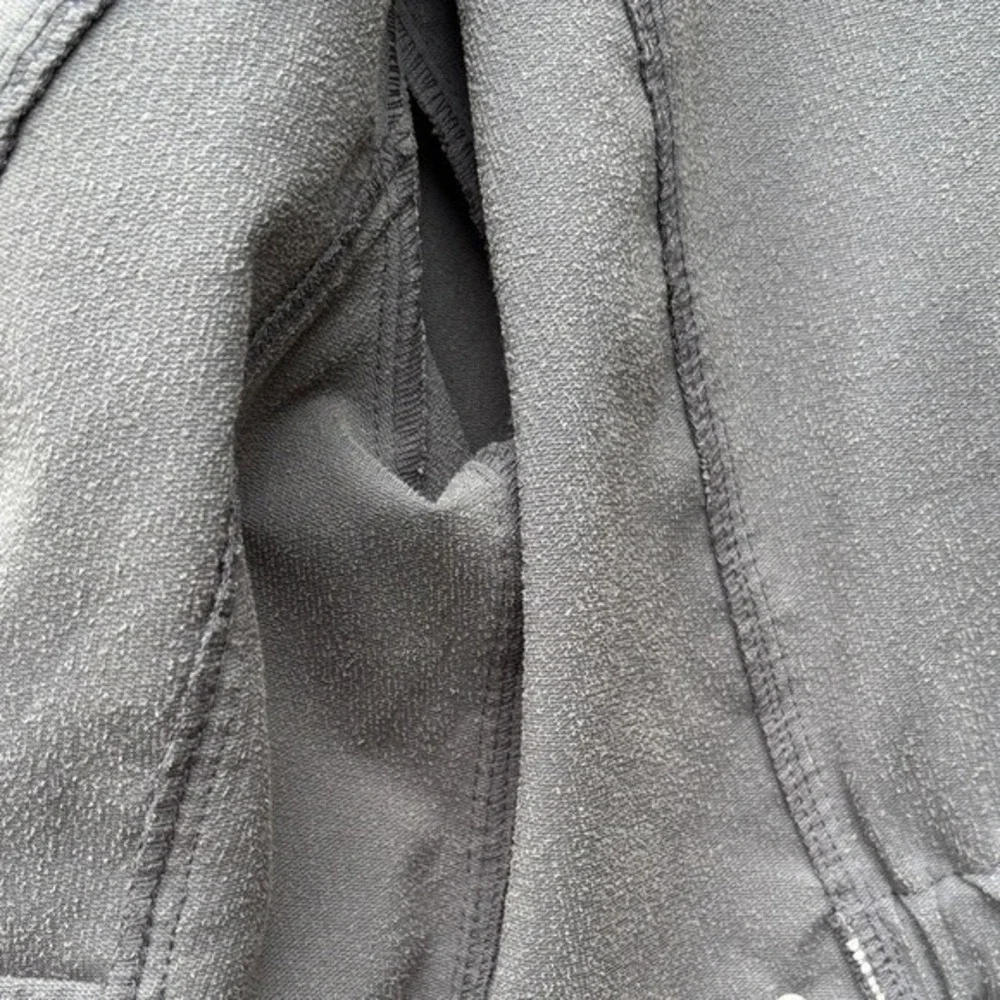 Christopher & Banks Women's SZ Medium Gray Mini Cord Velour Light‎ Jacket Fall